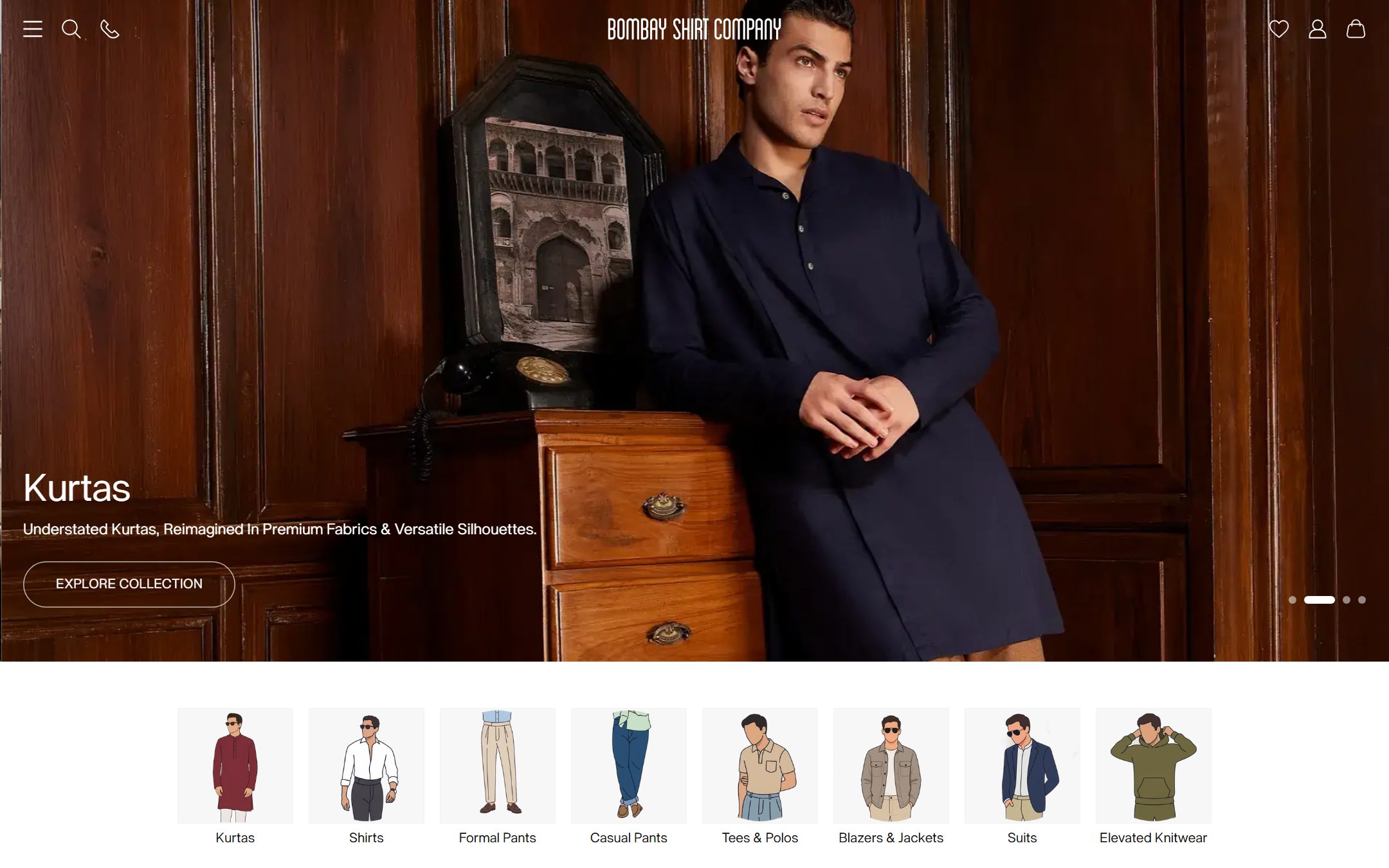 Bombay Shirt Company storefront